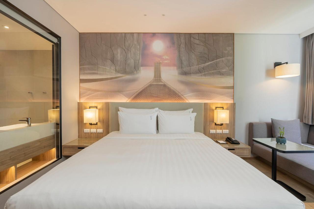 Habitación Estándar con cama extragrande, balcón y vistas a la montaña