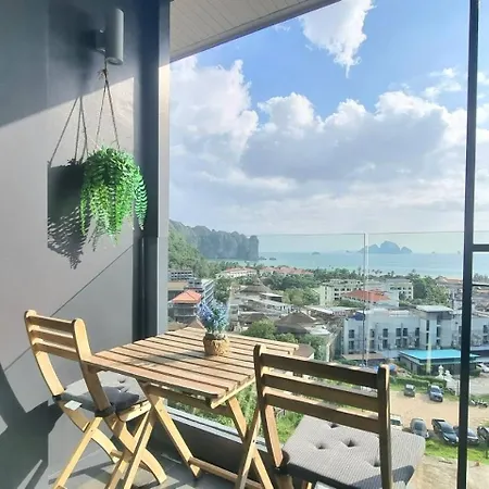 Bo502-Sea View Top Floor 1 Bedroom 300M Walk To Ao Nang Beach-3